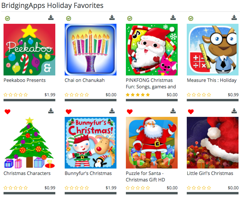 BridgingApps Holiday Favorites