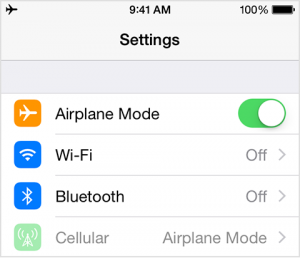 Airplane Mode Image