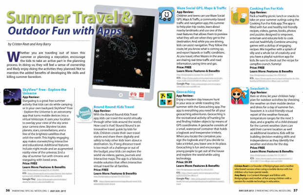 Summer Travel & Outdoor Fun with Apps