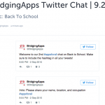 BridgingApps Twitter Chat