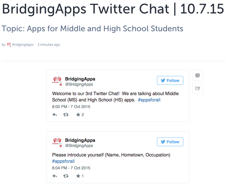 Storify 10.7.15