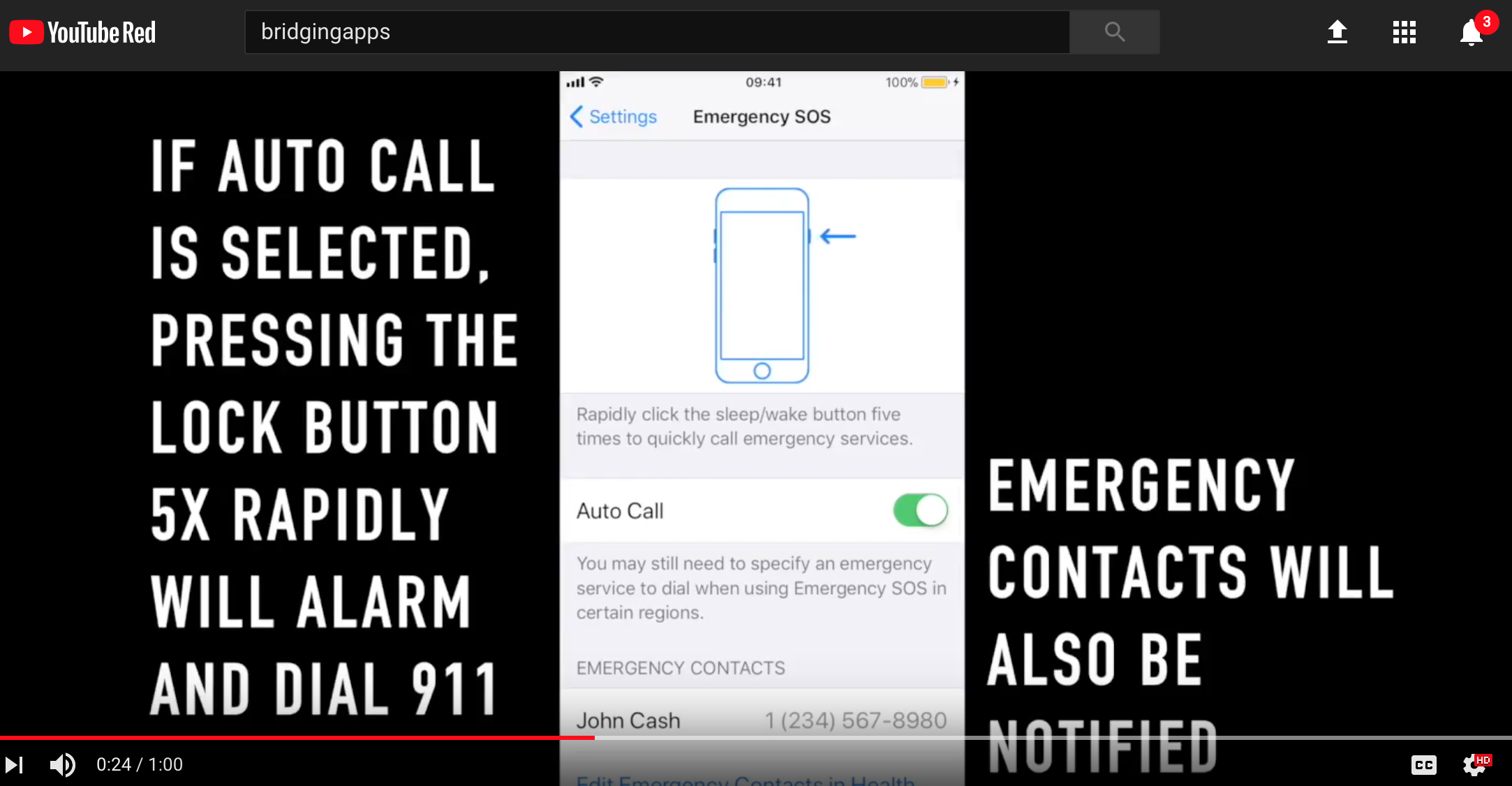 SOS Emergency Features iOS 11