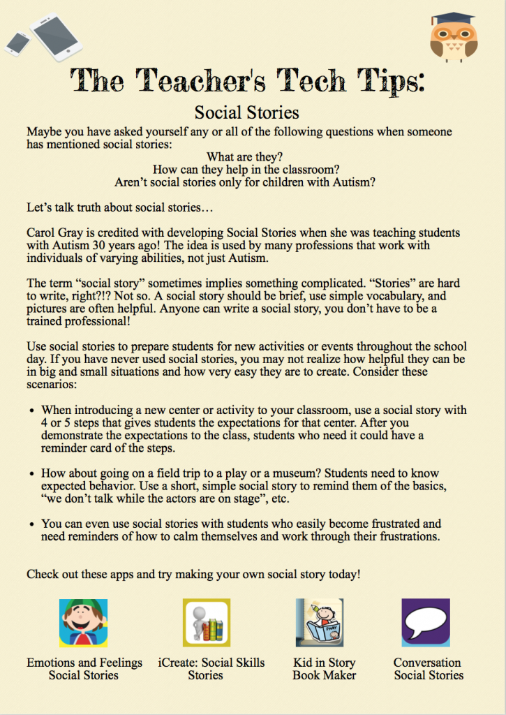 Social Stories Resource