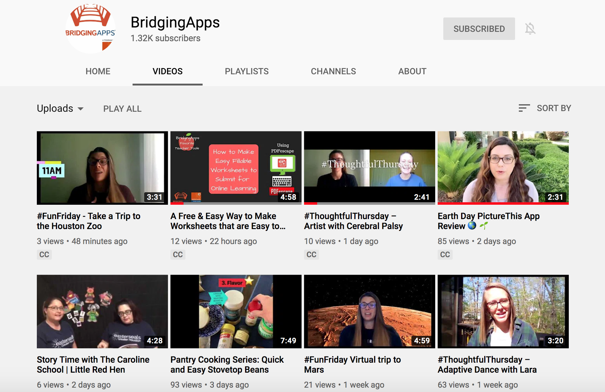 BridgingApps YouTube Screenshot