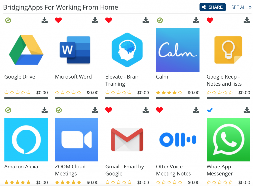 Working From Home App List