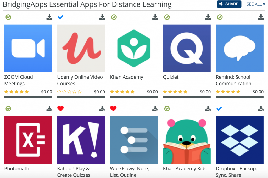 BridgingApps Essential Apps For Distance Learning