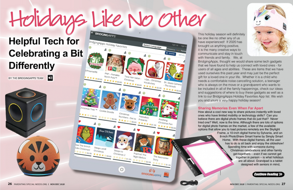 Holidays Like No Other Article Link