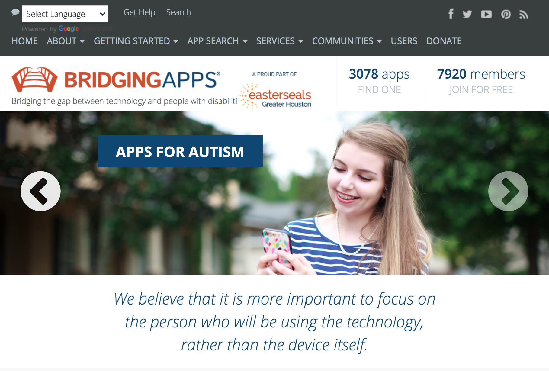 BridgingApps Website