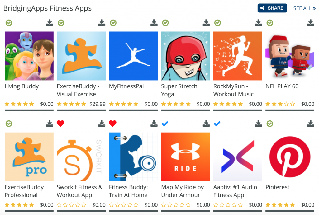Fitness App List Image
