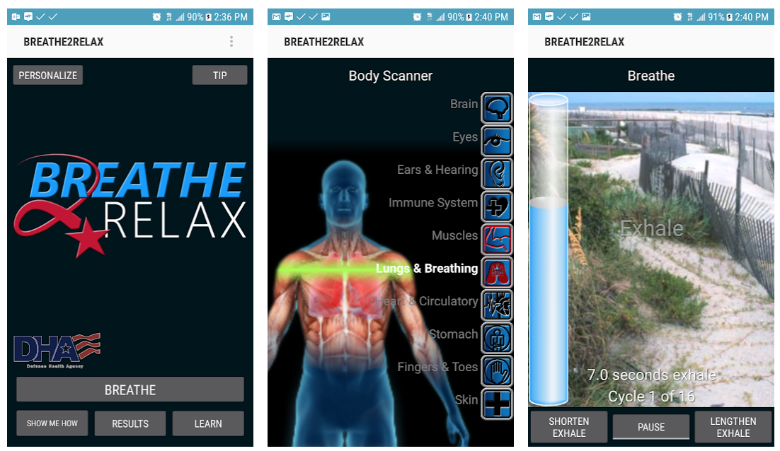 Breathe2Relax App Graphic
