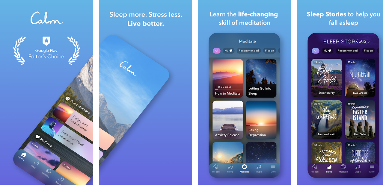 Calm App Screenshots