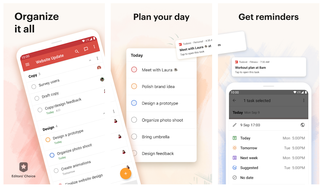 Todoist To-Do List App Graphic