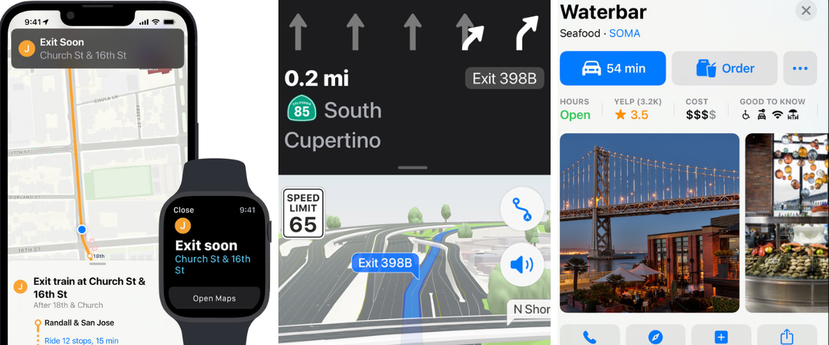 apple maps screenshots