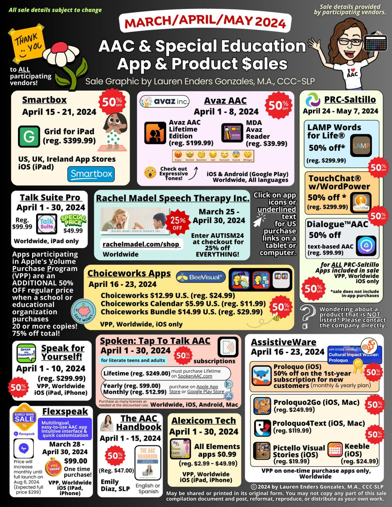 aac awareness month sales graphic