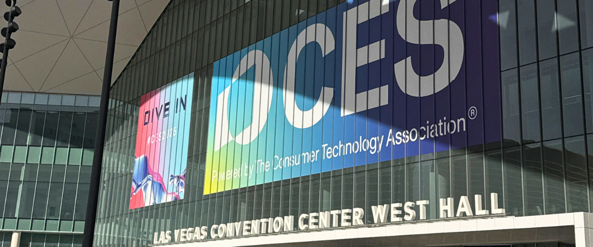 photo of CES sign at las vegas convention center