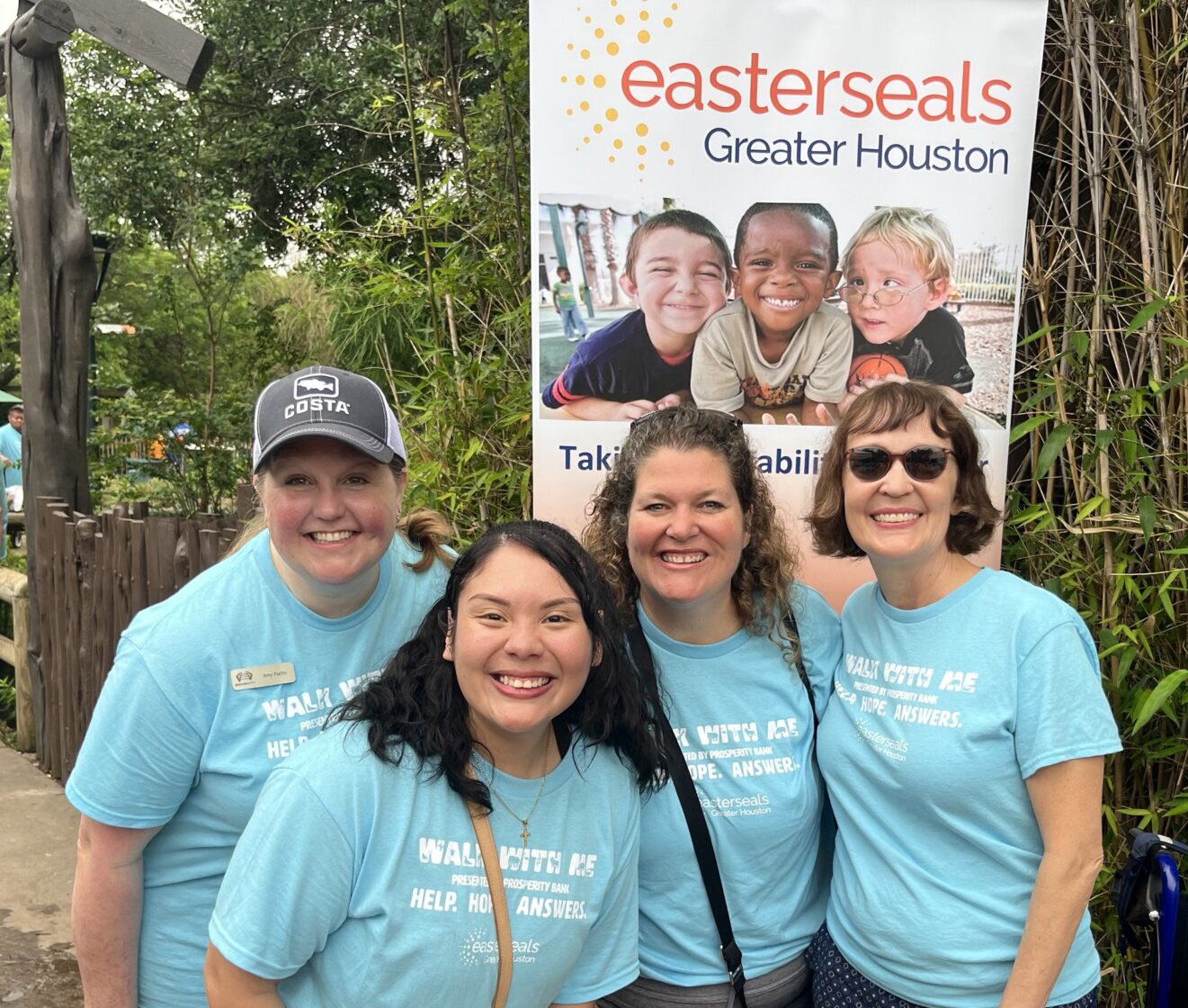 group of 4 smiling women