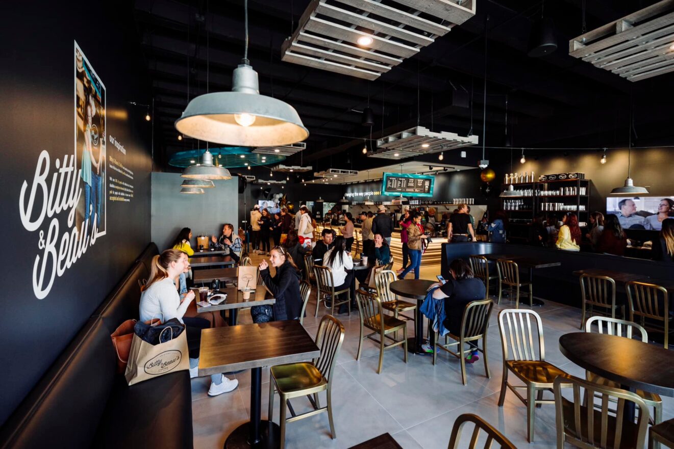 Inside of coffee shop